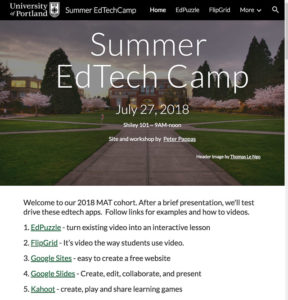 Summer Edtech Camp