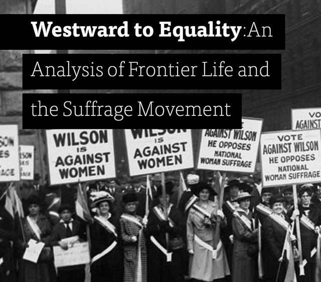 Westward to Equality - Jordan Bonnell